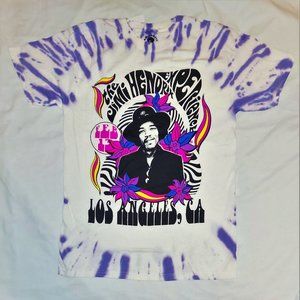 The Jimi Hendrix Experience LA, CA Tie Dye rock blues T-Shirt M NWT